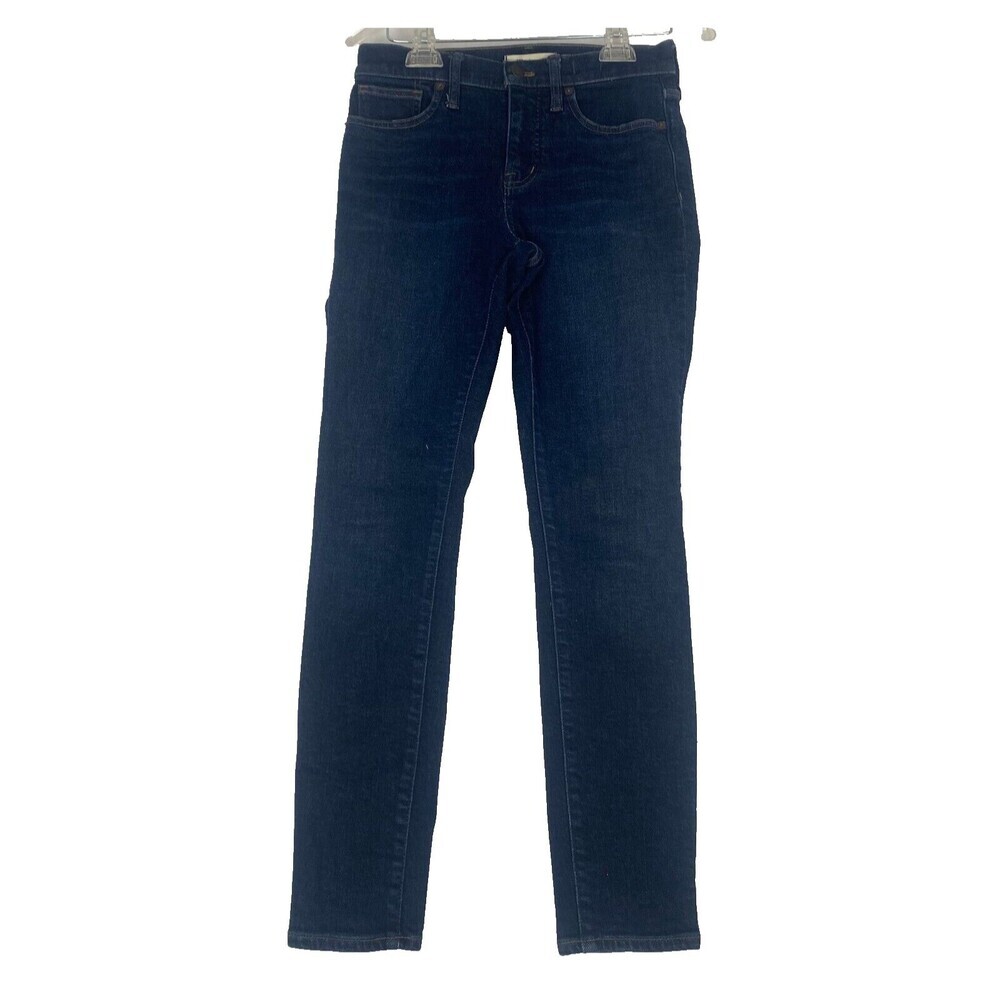 Madewell Womens  9"‎ Mid-Rise Skinny Blue Jean Size 26 Pockets Stretch Comfort